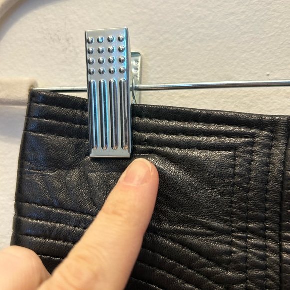 Vintage Danier Leather Skirt - Picture 9 of 9